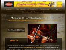 Tablet Screenshot of hornsbyacademyofmusic.com.au